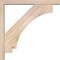 Ekena Millwork Imperial Block Smooth Bracket w/ Offset Brace, Douglas Fir, 3 1/2"W x 22"D x 22"H BKT0402X22X22IMP05SDF - alternate 2